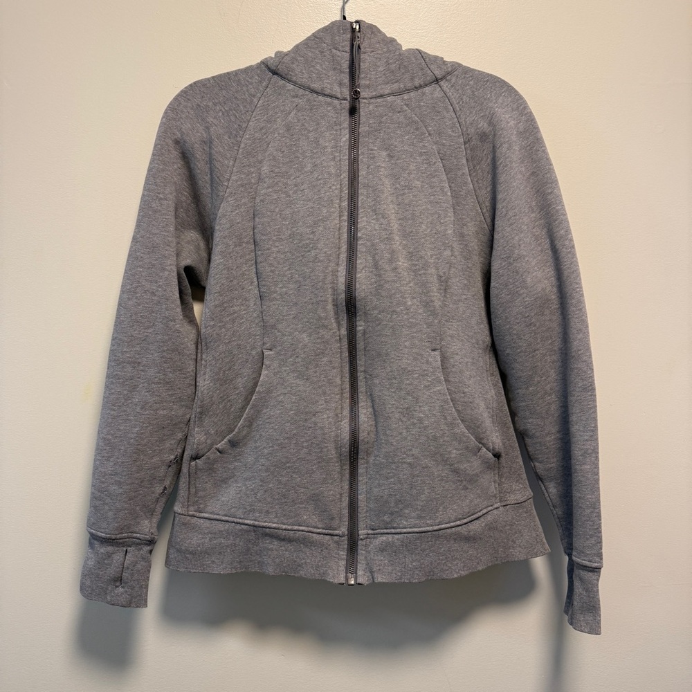 Gray Women's Lululemon Scuba Hoodie